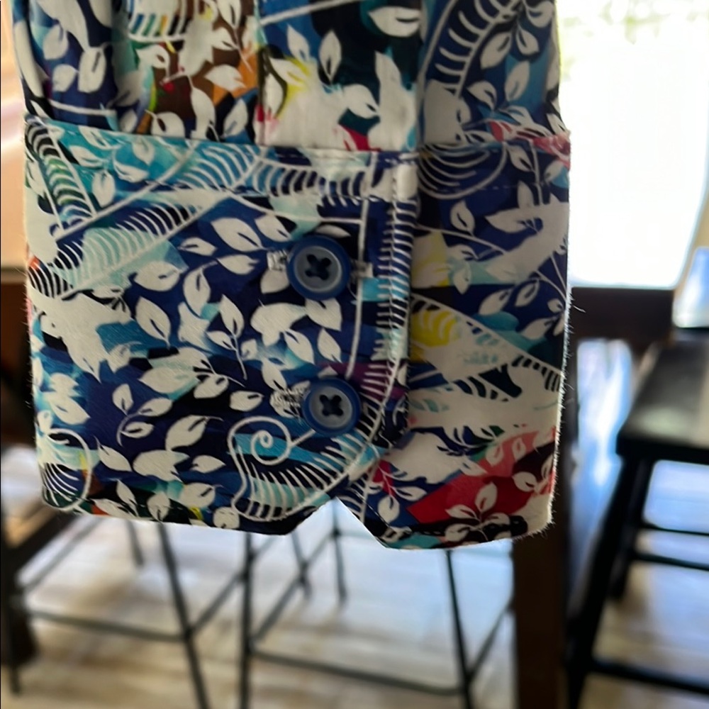 Robert Graham Multicolor Abstract Long Sleeve Shirt - Picture 8 of 8